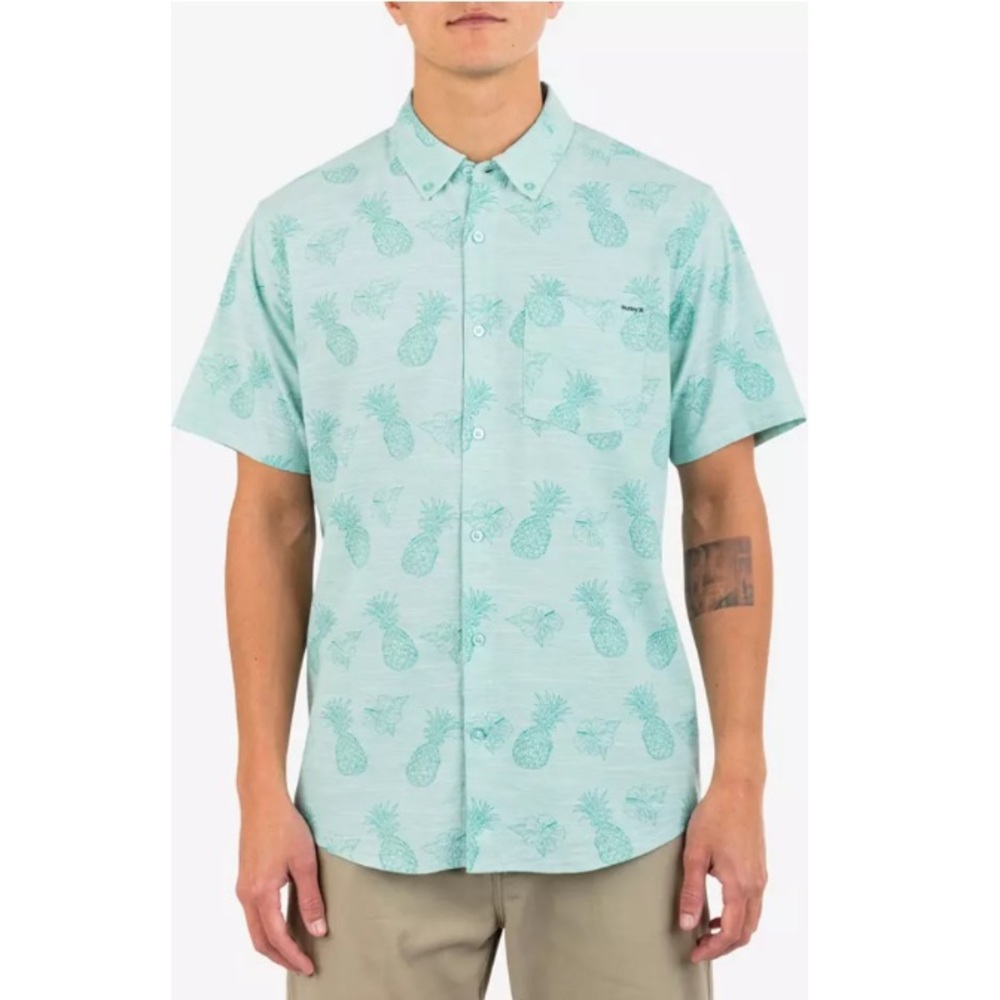 Hurley Men's One & Only Stretch Short Sleeve Shirt